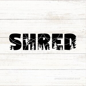 Shred SVG, Snowboarding SVG, Tree Tops Snowboard Grab Svg, Snowboard Life Png, Wolałbym jeździć na snowboardzie, Mountain Svg