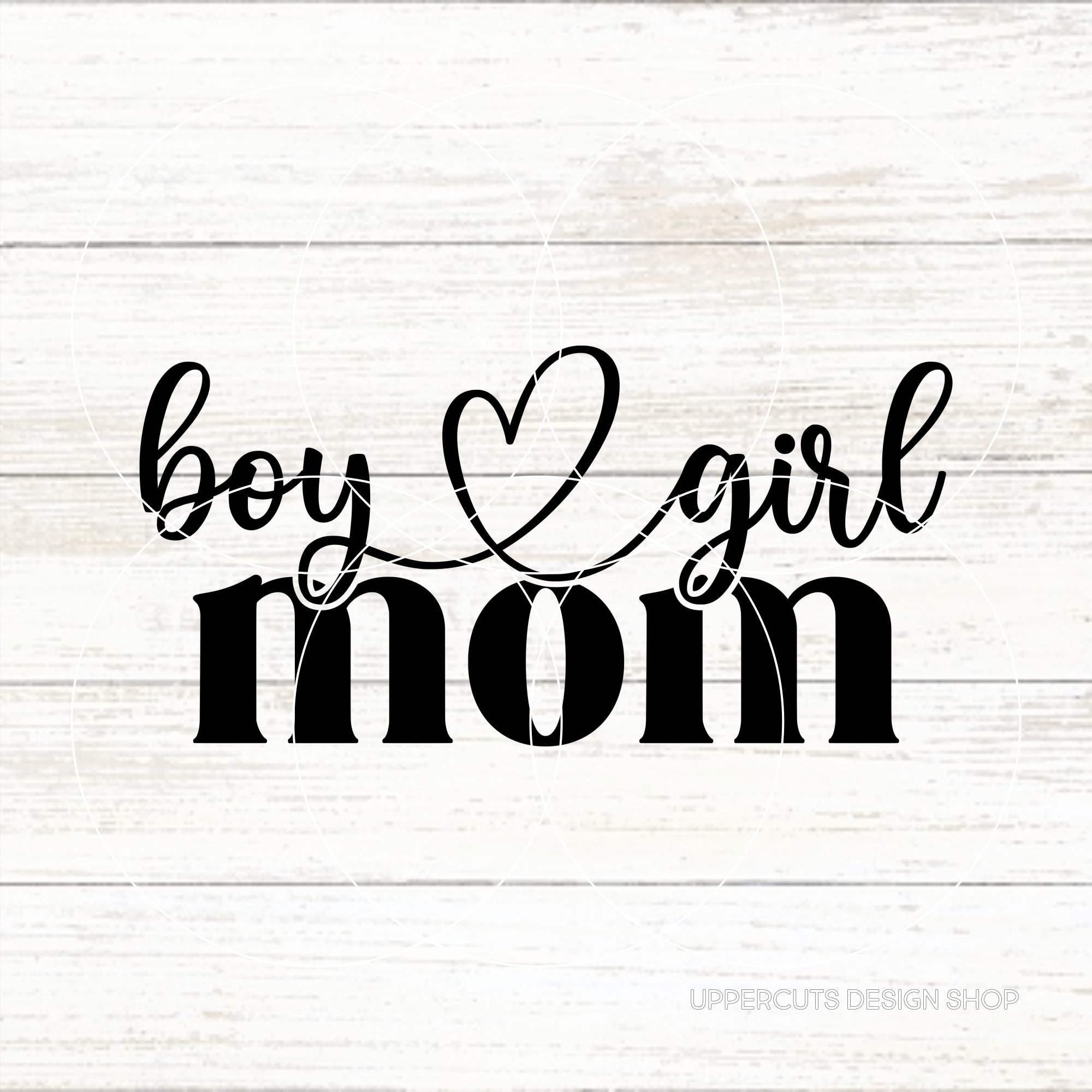 Boy Girl Mom SVG, Mom SVG File, Mom of Both T-shirt Graphic, Car