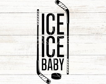 Archivo SVG de bebé de hielo, descarga digital de hockey