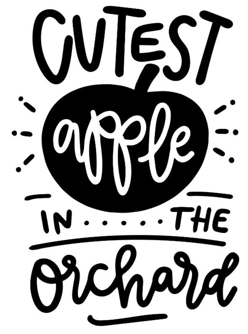 Cutest Apple Vinyl Add On