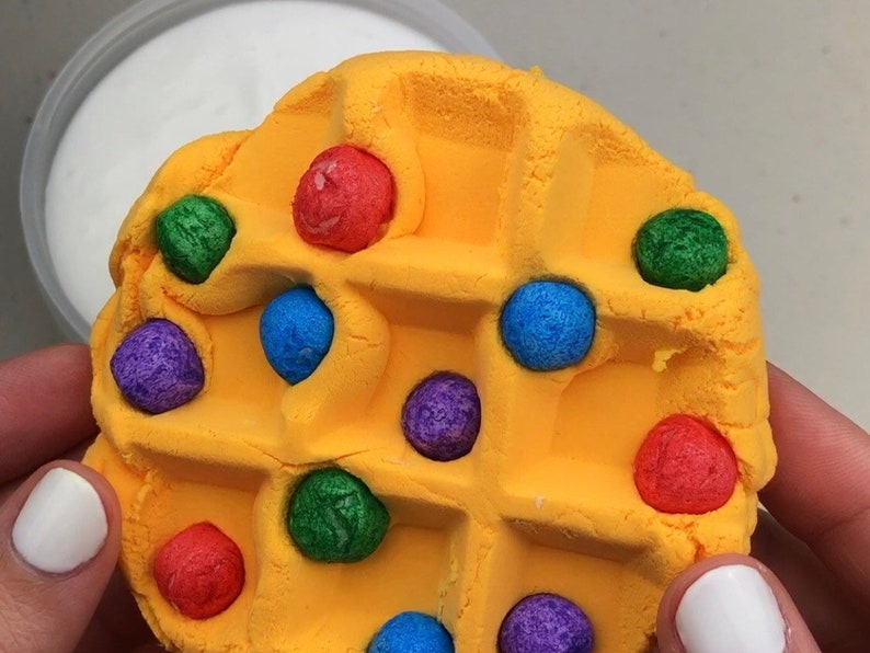 Captain Crunch Waffle DIY Clay Waffle Slime 6 oz Etsy