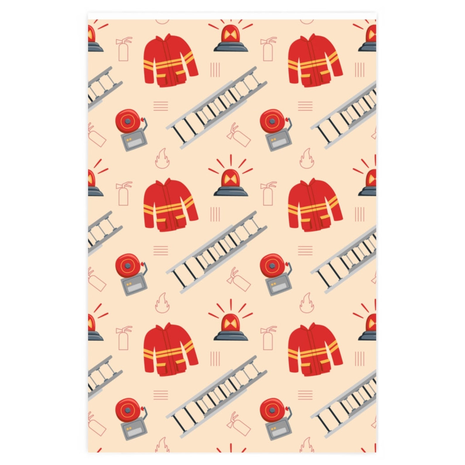 Firefighter Wrapping Paper For Gifts Firefighter Gifts Help Etsy Firefighter Wrapping Paper For Gifts Firefighter Gifts Help Etsy