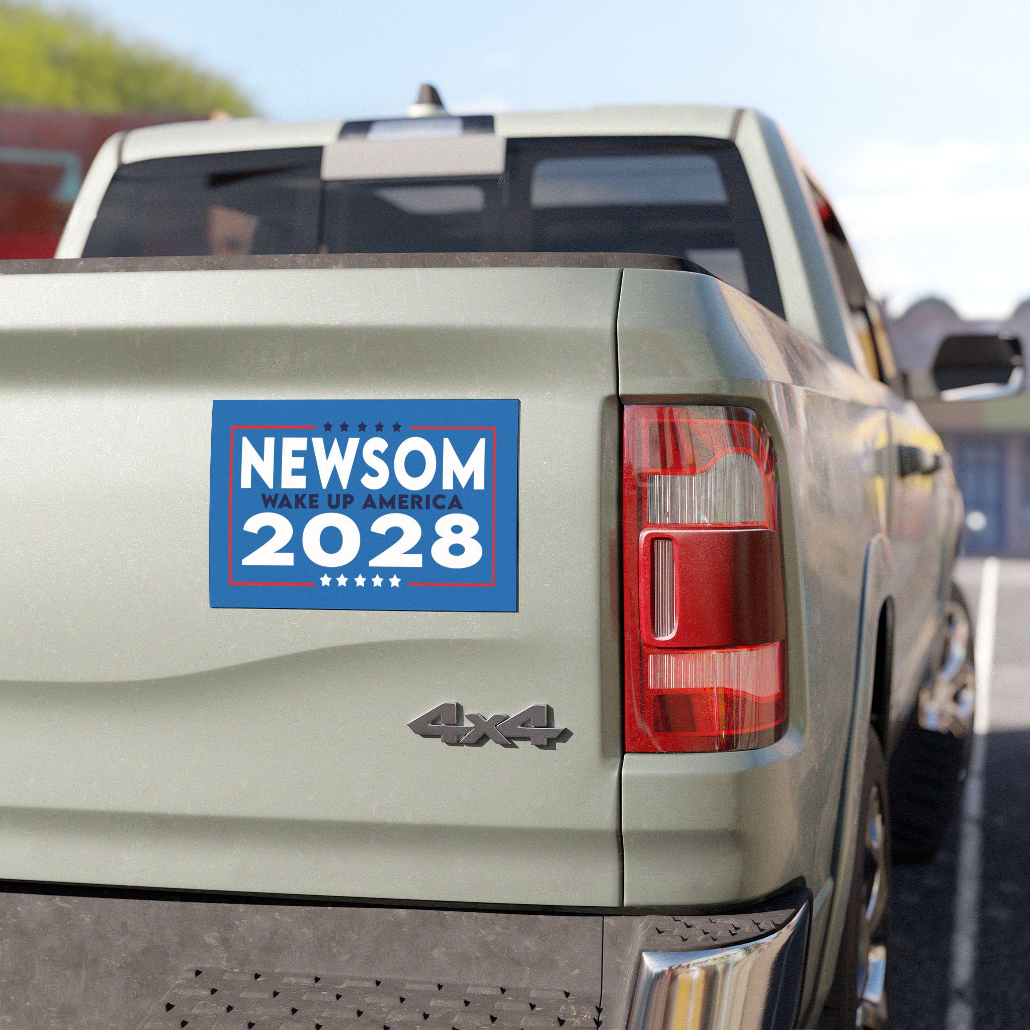 Gavin Newsom 2028 Bumper Sticker - Gavin Newsom For Governor Gavin Newsom 2028 Bumper Sticker - Gavin Newsom For Governor