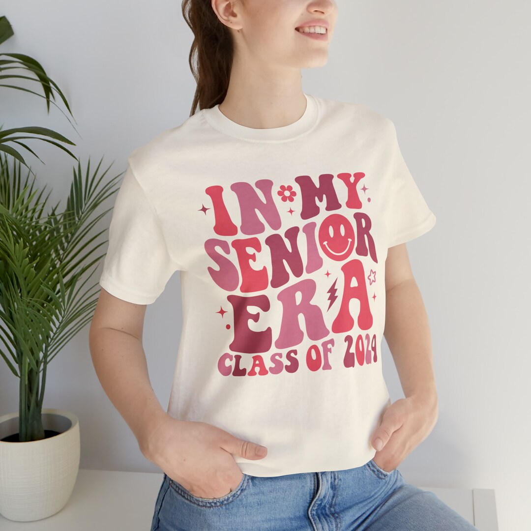 In My Senior Era 2024 Graduate Tshirt - Graduation Shirt 2024 Class ...