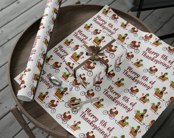 Hilarious Biden Confused Christmas Wrapping Paper for Gifts Biden Merry 4th of Thanksgiving Pro Trump Let's Go Brandon Trump Gift Wrap MAGA