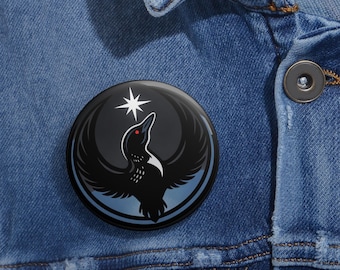 Minnesota Rebel Loon, Minnesota Rebel Pin Button, Abolish ICE Pin Button, Ice Out Protests, Immigrant Rights, Minnesota Resistance Pin