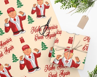 Trump Wrapping Paper Etsy