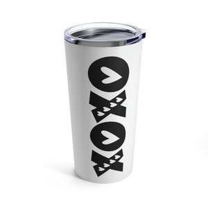 XOXO Liebe Herz Becher 20oz Valentine Becher Geschenk XOXO Hugs and Kisses Herz Becher Geschenk Valentinstag Kaffee