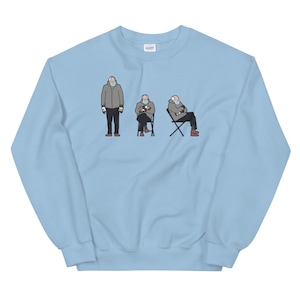 Bernie Sanders Sweatshirt Meme - Feel the Bern - Best Bernie Mittens Sweatshirt Bernie Sitting Bernie SNL - Bernie Mood Sweatshirt