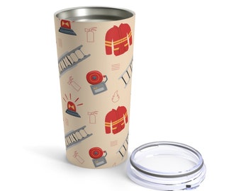 Firefighter Tumbler - Firefighter Gifts - Help Support Your Local Fire Station Fire Department - FDNY Stainless Steel Tumbler 20oz