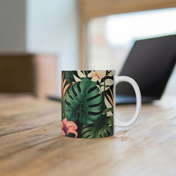 Tropische Flora Monstera Blatt Muster Tasse Kaffee Tee Becher 11oz - Natur  Liebhaber Monstera Becher Kaffee Geschenk fr Naturliebhaber Blatt Becher  Flora - Etsy sterreich