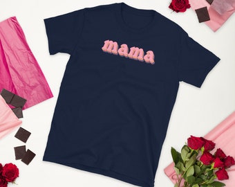Mama Shirt - Retro Style Mother's Day Mama TShirt - I love my Mom - Love Mommy Mother Mom Ma Short-Sleeve Unisex T-Shirt