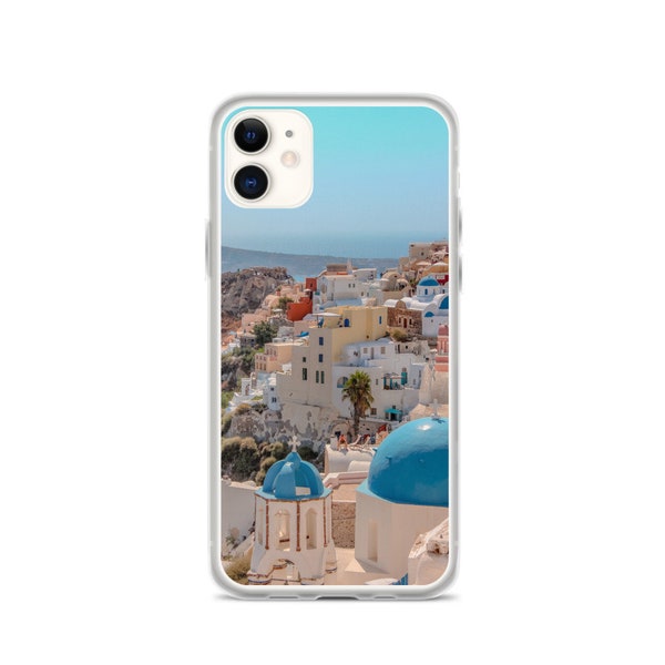 Life in Oia Santorini Greece - Honeymoon Travel Greek Islands Souvenir Gift Phone Case