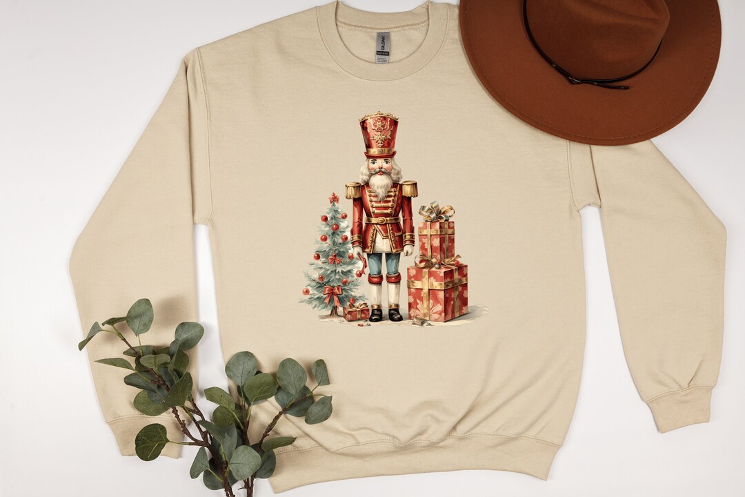 Nutcracker Christmas Sweater Christmas Sweatshirt Unisex Adult Etsy
