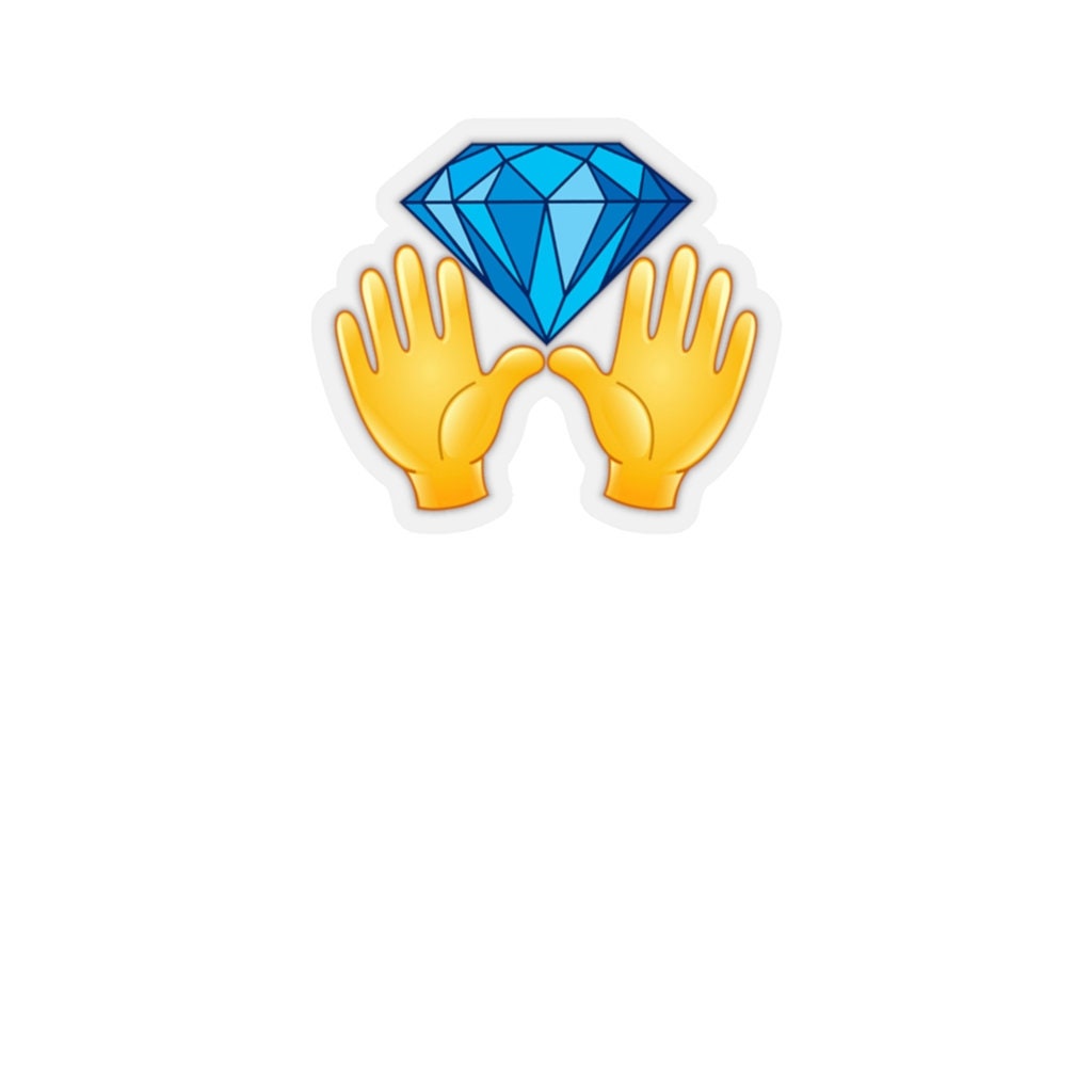 Diamond Hands Sticker Hold Stonk to the Moon Diamond Hands - Etsy