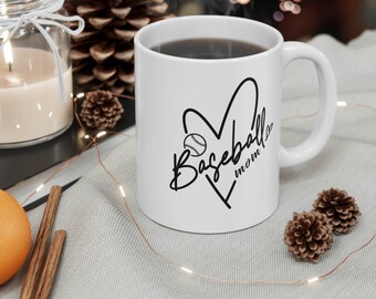 Baseball Mom Coffee Mug 11Oz - Ceramic Gift For Mom From Son, Daughter, Family - View #6