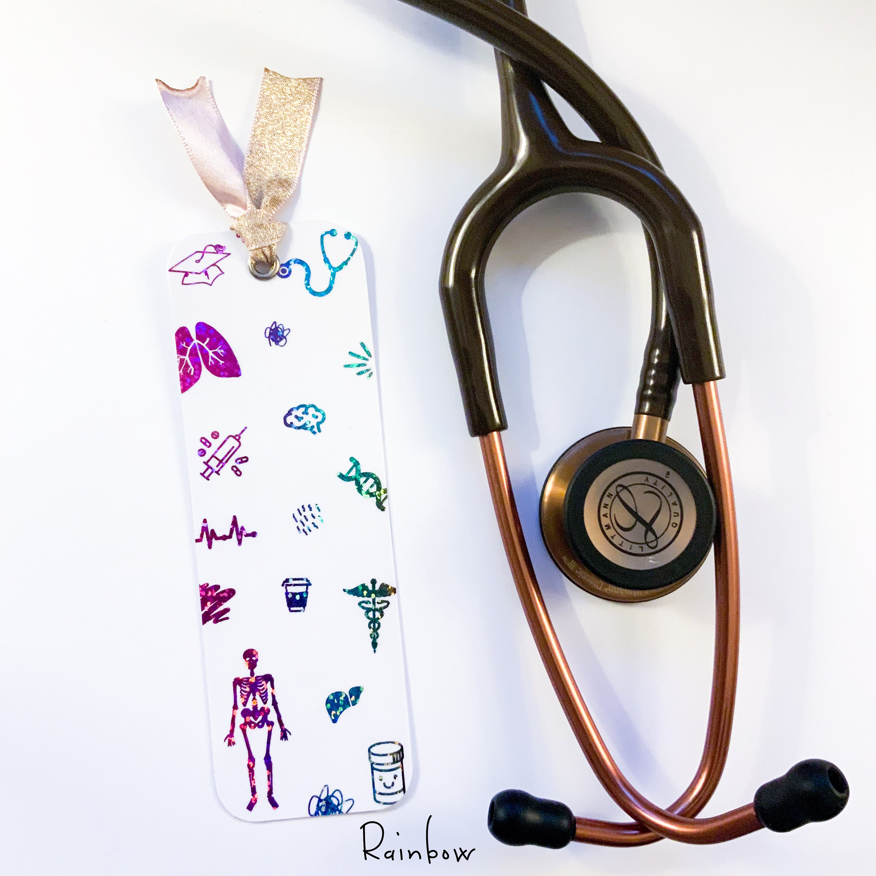 the healthcare bookmark medical bookmark cute gifts etsy