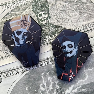Ghost coffin pins