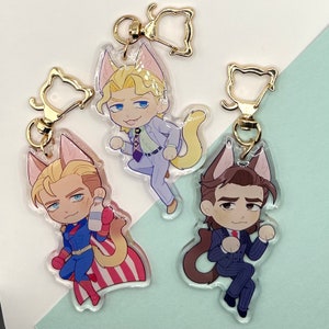 Yoshikage Kira Keychain - Etsy