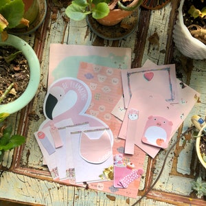 Pink Stationery Grab Bag | Perfect for penpal, bullet journal, crafting, and more!