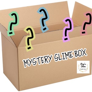 Slime Textures 6-pack Scented 2.5oz Mystery Box Surprise Kids 