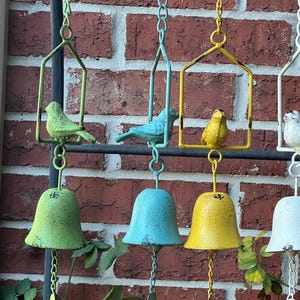 Gallery Detail: Metal Bird Wind Chimes