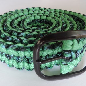 小物 NEIGHBORHOOD PARACORD BELT OLIVE DRAB Paracord Belt Olive Drab Green - With Matte Nickle Buckle