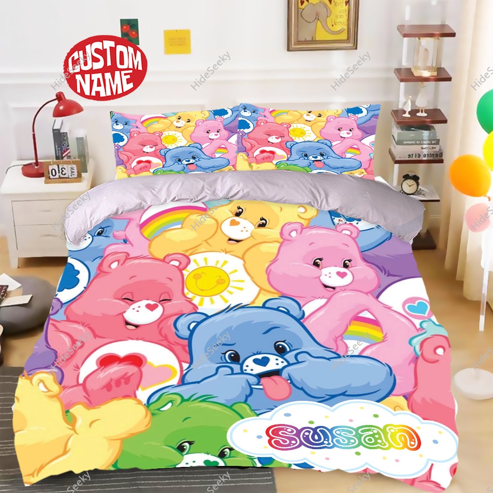 Discover Personalized Care Bear Bedding Set