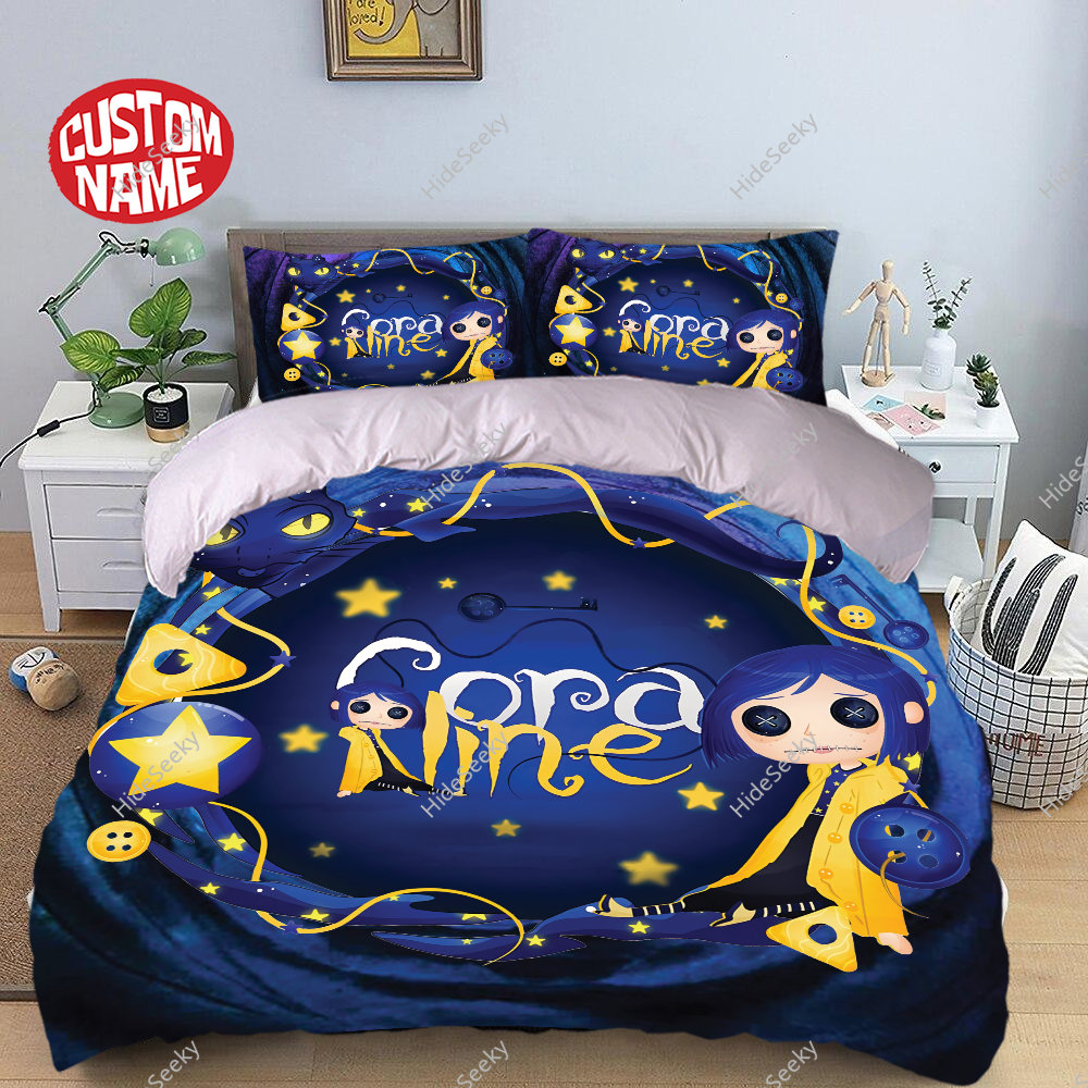Coraline Bedding Set, Coraline E O Mundo Secreto Bedding Set