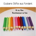 Fondant pens school enrollment school set first day of school cake topper cake topper school child school pens cake decoration school start edible