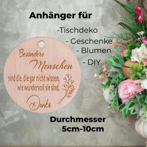 Geschenkanhänger Danke Besonderer Mensch Lieblingsmensch Geschenk Geburtstag Freundin Weihnachten  Danksagung Hochzeit DIY Basteldeko Reysin
