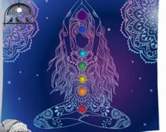 H29.5 x W39.4 Wekoxo Seven Chakra Tapestry Mandala Tapestry Trippy Black and White Tapestry Celestial Space Tapestry Boho Yoga Meditation Wall Hanging Tapestry for Bedroom Home Decor H29.5 x W39.4 Wekoxo Seven Chakra Tapestry Mandala Tapestry Trippy Black and White Tapestry Celestial Space Tapestry Boho Yoga Meditation Wall Hanging Tapestry for Bedroom Home Decor