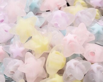 Multicolored Star beads