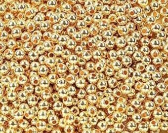Gold beads