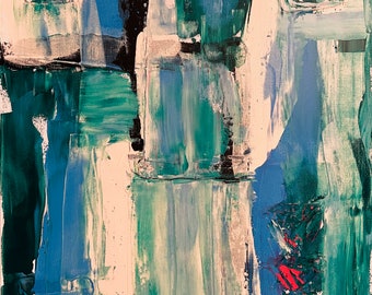 Abstract Art - Blue Persuasion