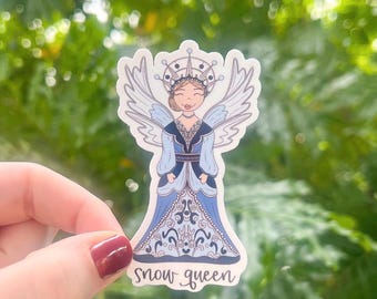 Snow Queen Nutcracker Sticker, Waterproof Ballet Dance Decal