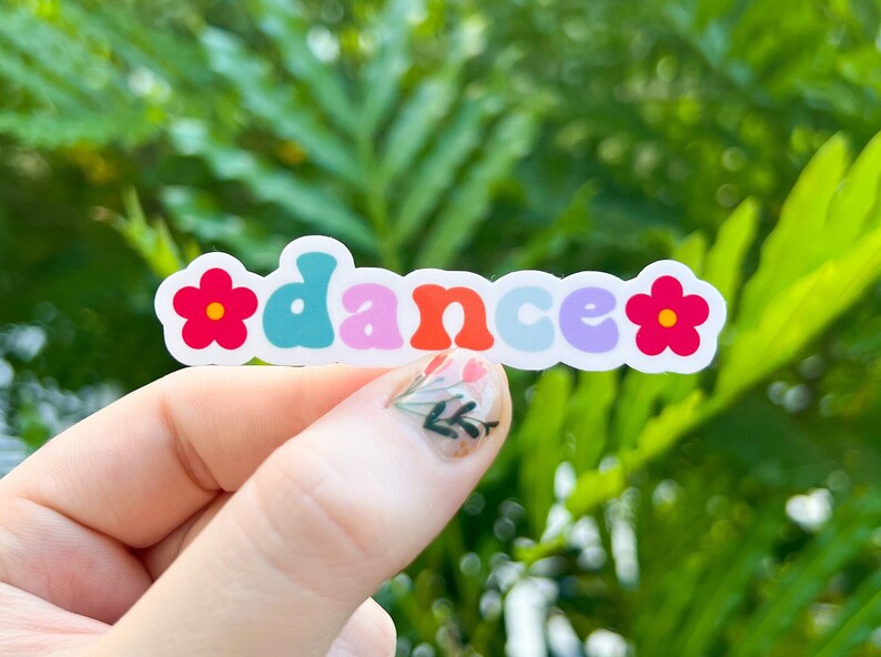 Retro Dance Sticker, Waterproof Vinyl Decal - Etsy