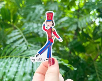 Nutcracker Toy Soldier Sticker, Ballet Dance, Waterproof