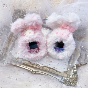 Faux Fur Bunny Tamagotchi on/meet/mix/4u/P&#39;s cute/kawaii case/cover