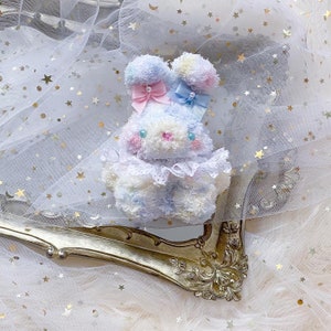 Made to order- Handgemachte flauschige Hasen Airpods 1/2 kawaii/cute case/cover