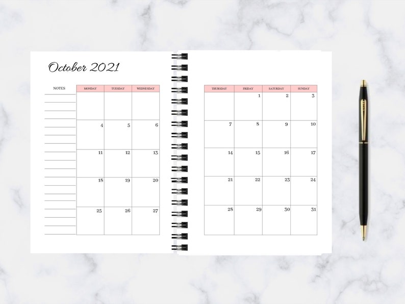 2021 Monthly Planner, 2021 Calendar Planner, 2021 Printable Calendar