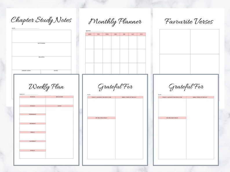 Bible Planner Bible Study Planner Bible Study Journal Etsy bible-planner-bible-study-planner-bible-study-journal-etsy