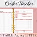 Order Book, Order Form Template Editable, Order Form, Order Tracker ...