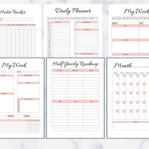 Productivity Planner Printable, Productivity Planner, Daily ...
