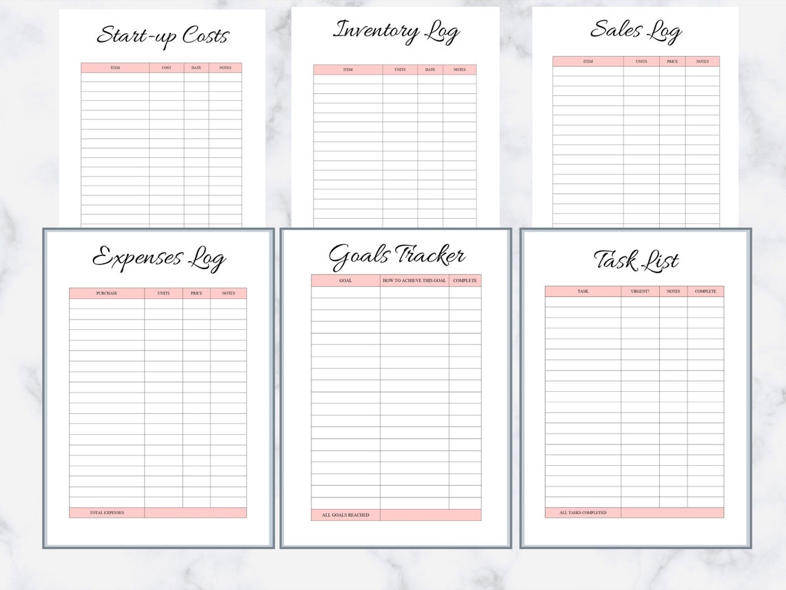 Business Organization Printable Business Organization - Etsy