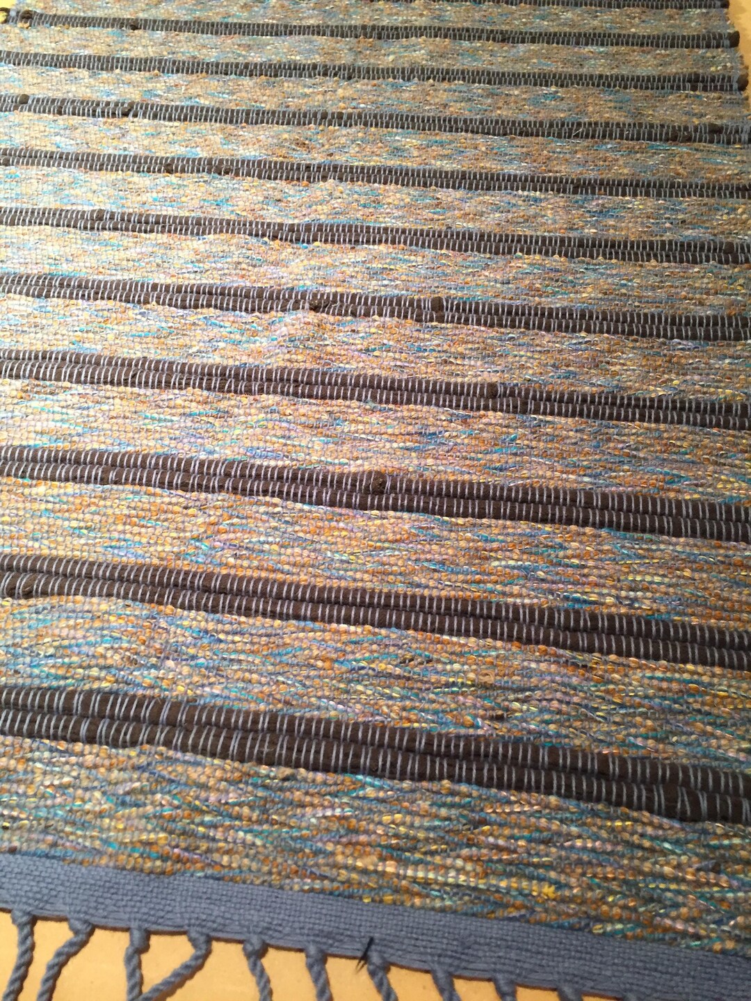 Weaving Shaker Rugs Handwoven Shaker Style Wool Rug 26” X 49”. - Etsy