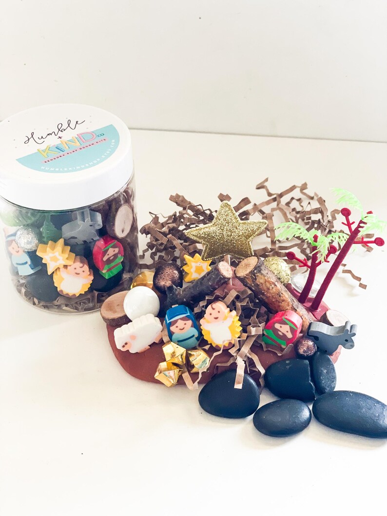 Play Dough Kit, Christmas Play Dough Jar, Play Dough Jar, Playdoh Jar