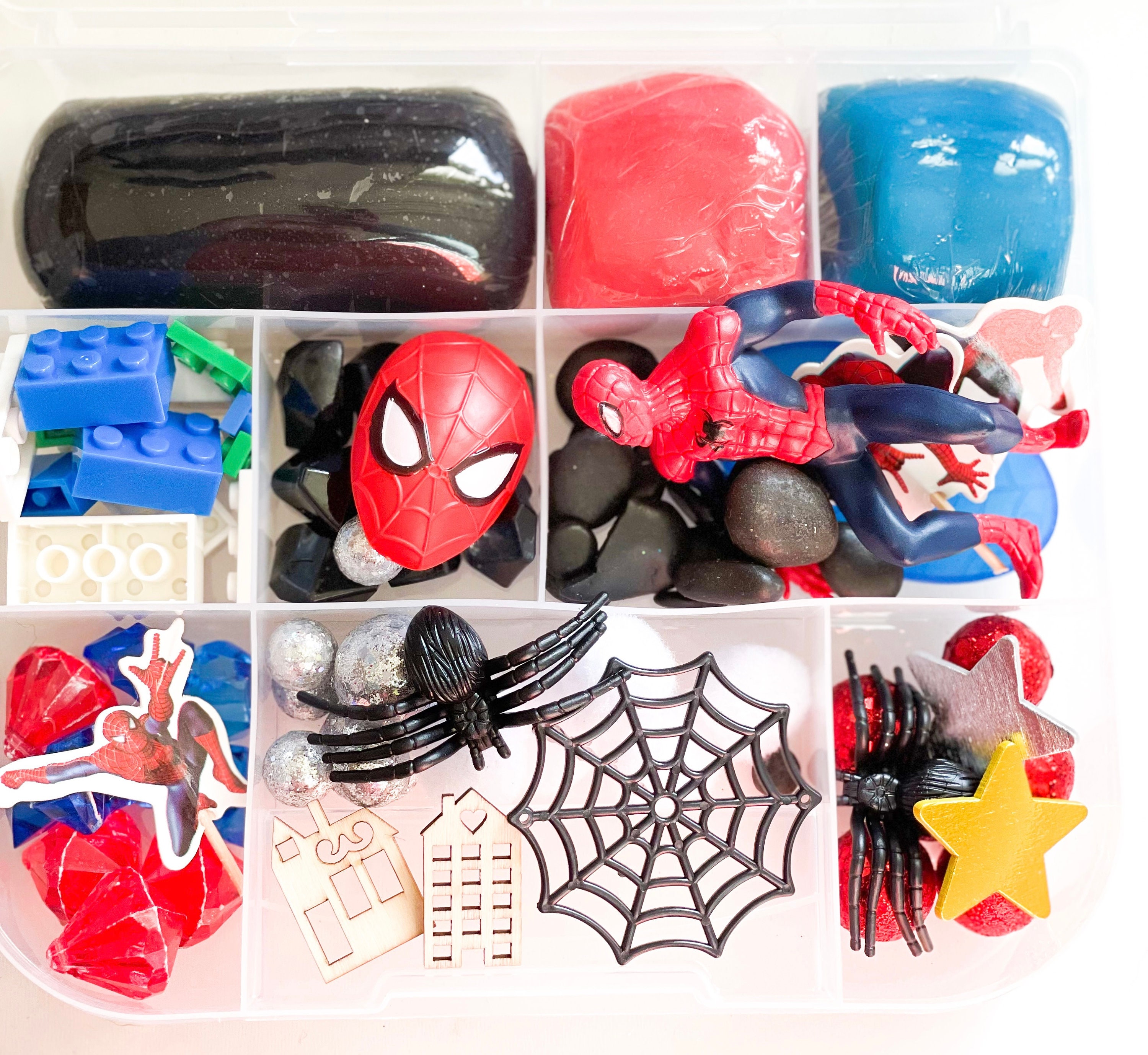 Black Glitter Play Dough Spiders 2024 - Entertain Your Toddler