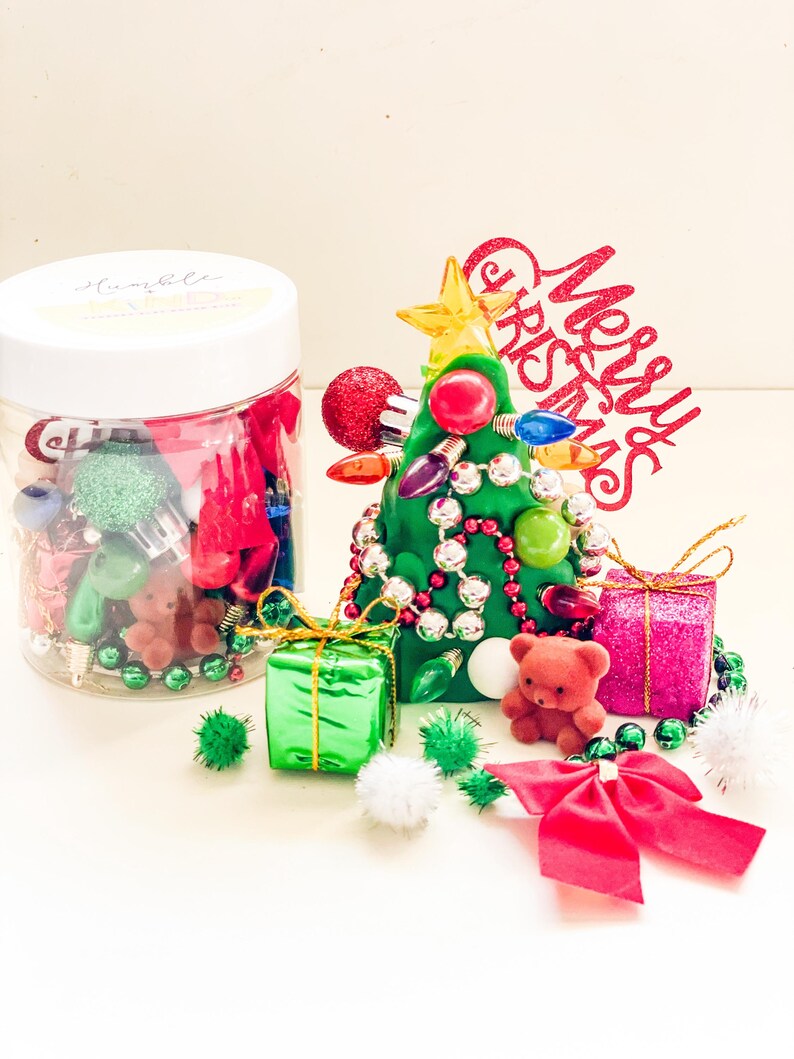 Play Dough Kit, Christmas Play Dough Jar, Play Dough Jar, Playdoh Jar