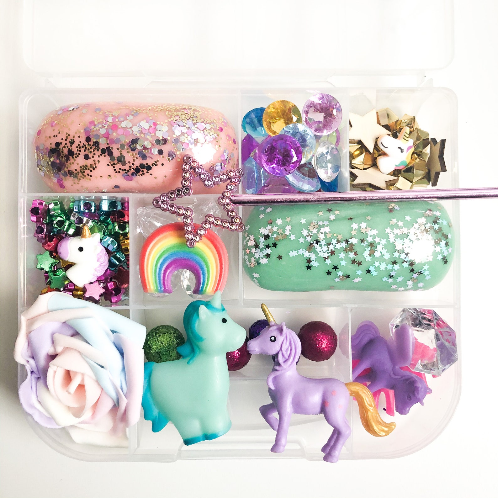 Play Dough Kit Unicorn Play Dough Kit Unicorn Kit Sensory | Etsy